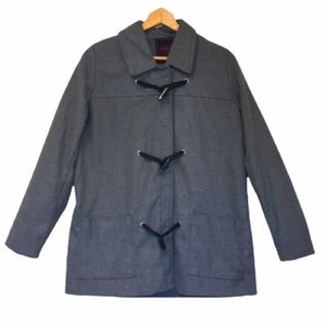 New York Yoki Lined Winter Jacket Button and Zip